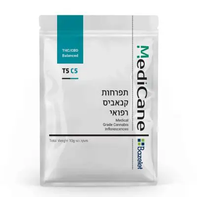 תפרחת קנאביס רפואי מדיקיין T5C5